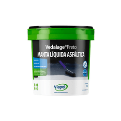 Membrana Líquida Vedalage Preto 18L Viapol - 20468 - NOSSA LOJA - Tintas, Máquinas e Ferramentas