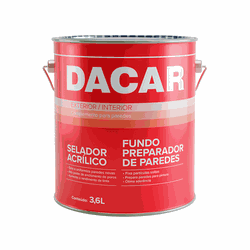Selador Acrílico Premium Fosco 3,6 L Dacar - 62466 - NOSSA LOJA - Tintas, Máquinas e Ferramentas