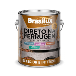 Esmalte Direto na Ferrugem Cinza Médio 3,6L Brasil... - NOSSA LOJA - Tintas, Máquinas e Ferramentas