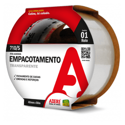 Fita Para Empacotamento Transparente 48mmx100m Ade... - NOSSA LOJA - Tintas, Máquinas e Ferramentas