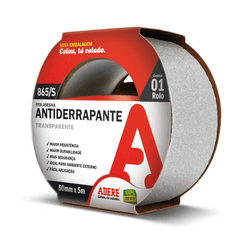 Fita AntiDerrapante 50mmx5m Transparente Adere - 2... - NOSSA LOJA - Tintas, Máquinas e Ferramentas