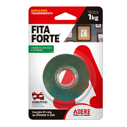 Fita Forte Dupla Face Massa Acrilica Transp. 24mmX... - NOSSA LOJA - Tintas, Máquinas e Ferramentas