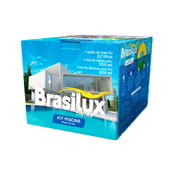 Kit Tinta para Piscina PU Acrílico Branco 4,5L Bra... - NOSSA LOJA - Tintas, Máquinas e Ferramentas