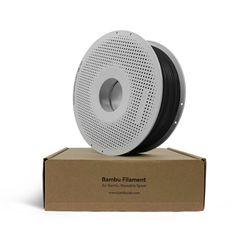 FILAMENTO PLA PRETO C/ CARRETEL 1KG 1.75MM BAMBULA - FullYou
