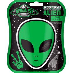 Aromatizante Miniatura Alien Verde - 177687 - Nova Auto peças