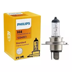 Lampada Halogena H4 12v 60w / 55w Standard 12342c1... - Nova Auto peças