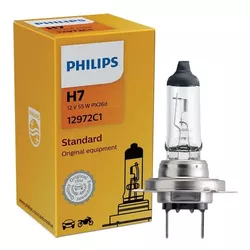 Lâmpada Philips Standard 55w 12v H7 Px26d Iodo Far... - Nova Auto peças