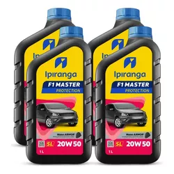 Kit 4 Óleo Motor 20w50 F1 Master Mineral Ipiranga ... - Nova Auto peças