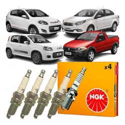 Jogo Vela Ignição Ngk Fiat Motores 1.4 Fire Evo 20... - Nova Auto peças