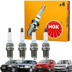 Jogo Velas Ignição Ngk Vw Polo Fox Gol G4 G5 G6 1.... - Nova Auto peças