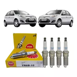 Jg 4 Velas Ngk Tr6b10 Ford Ka Fiesta Ecosport Zete... - Nova Auto peças