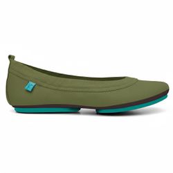 Sapatilha Couro Napa - Veneza Verde Oliva - Verde ... - Observa & Absorve