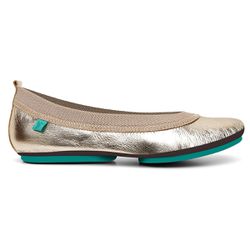 Sapatilha Couro Napa - Veneza Champagne - Sapatilh... - Observa & Absorve