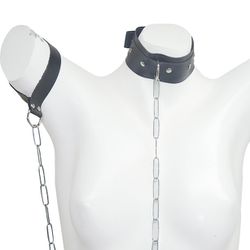 Coleira c/ Guia Corrente Galvanizada - 012cc - OCCASION