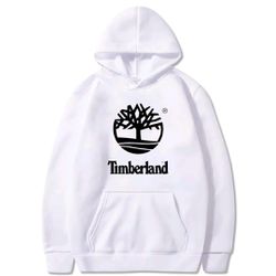 Moletom Timberland em Algodão Branco Logo Grande ... - Oficial Timberland