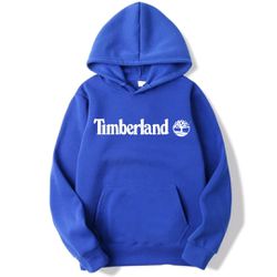 Moletom Timberland em Algodão Azul Logo Escrito -... - Oficial Timberland