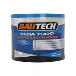 FITA ASFALTICA VEDA TUDO ALUMINIO 0,30X10M BAUTECH - OLDRIVER