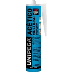  SILICONE MULTIUSO ACETICO PRETO UNIPEGA 250ML - OLDRIVER