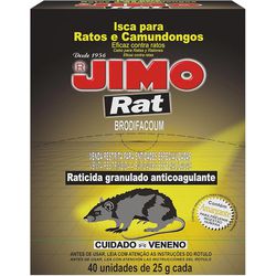 JIMO RAT TUBO C/ 40 SACHES DE 25GR - OLDRIVER