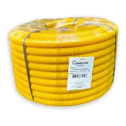 CONDUITE CORRUGADO REFORCADO 5/8 -AMARELO 50M CON... - OLDRIVER
