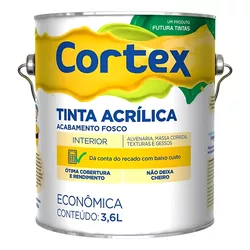 TINTA ACRILICA ECONOMICO CORTEX BRANCO 3,6L FUTURA - OLDRIVER