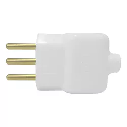 PINO PRENSA CABO 2P+T 10A 250V BR 10 UNIDADES ILUM... - OLDRIVER