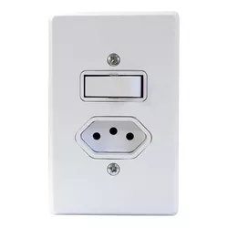 RADIAL 1902.216 LINHA R 1 TECLA SIMPLES + TOMADA B... - OLDRIVER