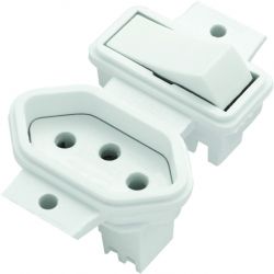  LINHA R 1 TECLA SIMPLES + TOMADA BR 10A RADIAL 1... - OLDRIVER