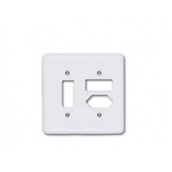  PLACA 4X4 INTERRUPTOR 1+TOM FIX EMB C/ INTER SIMP... - OLDRIVER