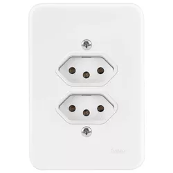  2 TOMADAS 2P+T DISTANCIADA 20A RADIAL 1901.217 PO... - OLDRIVER