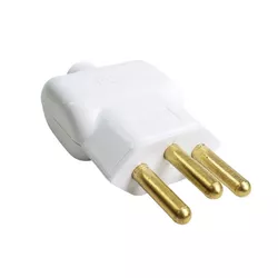 PINO PRENSA CABO 2P+T 20A 250V BR 10 UNIDADES ILUM... - OLDRIVER