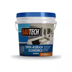 TINTA LATEX ACRILICO ECONOMICO BRANCO 12LT BAUTECH - OLDRIVER