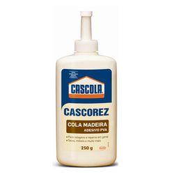 COLA PARA MADEIRA CASCOLA CASCOREZ 250g - OLDRIVER