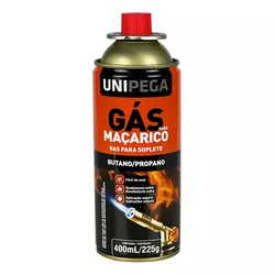  GAS P/ MACARICO UNIPEGA 400ML/225GR - OLDRIVER