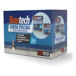 BAUTECH KIT ESMALTE PU P/ PISCINA AZUL 4,0L - OLDRIVER