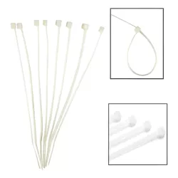 ABRAçADEIRA DE NYLON BRANCA 2,5X100MM EDA - OLDRIVER