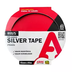 FITA SILVER TAPE PRATA 5M 800S ADERE - OLDRIVER