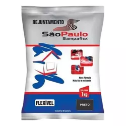 SAMPAFLEX REJUNTE PRETO 1KG - OLDRIVER