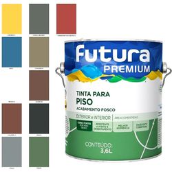 Tinta Para Pisos Premium Alta Aderência Futura 3,6... - OLDRIVER