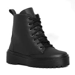Coturno Feminino Ariah - PRETO - ARIAH-PTO - OLDSEN
