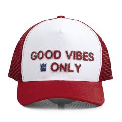 Boné Oldsen Good Vibes - BONE-VERMELHO-GOOD-VIBES - OLDSEN