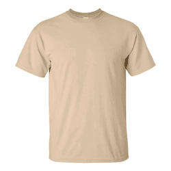 CAMISETA LISA CASUAL BEGE - CAMISETA-BEGE - OLDSEN