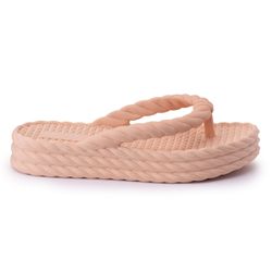 Chinelo Trança Confort - NUDE - TRANCA-NUDE - OLDSEN
