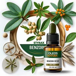 Óleo Absoluto Benjoin Resina - Benzoin Resin - BMS... - ÓLEOS NATURA