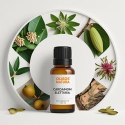Óleo Absoluto Cardamom Elettaria Cardamomum - BMSO... - ÓLEOS NATURA