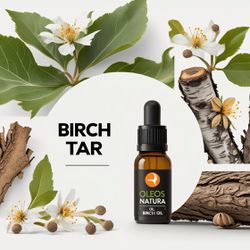 Óleo Essencial Vidoeiro Branco - Birch Tar - BMSOE... - ÓLEOS NATURA