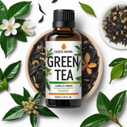 Óleo Vegetal Green Tea - Chá Verde - BMSOVGREEMTEA... - ÓLEOS NATURA