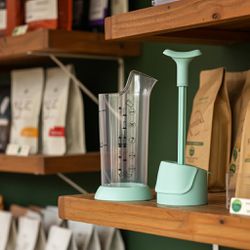 Espumador de Leite Pressca – Verde – Portátil Manu... - Olinto Café