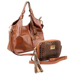 Bolsa Feminina Hobo + Bolsa Transversal - 1025 + ... - OLIVERMOUR