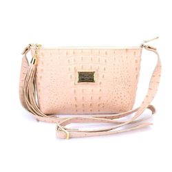 Bolsa Clucth Couro Legitimo Rose Croco Oliver Mour... - OLIVERMOUR